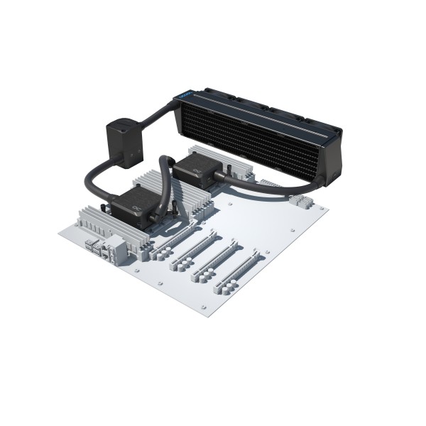 Alphacool ES 2U - 4 x 80 / 2x Eisbaer LT / Eisstation 80 DC-LT 3600rpm (11869)