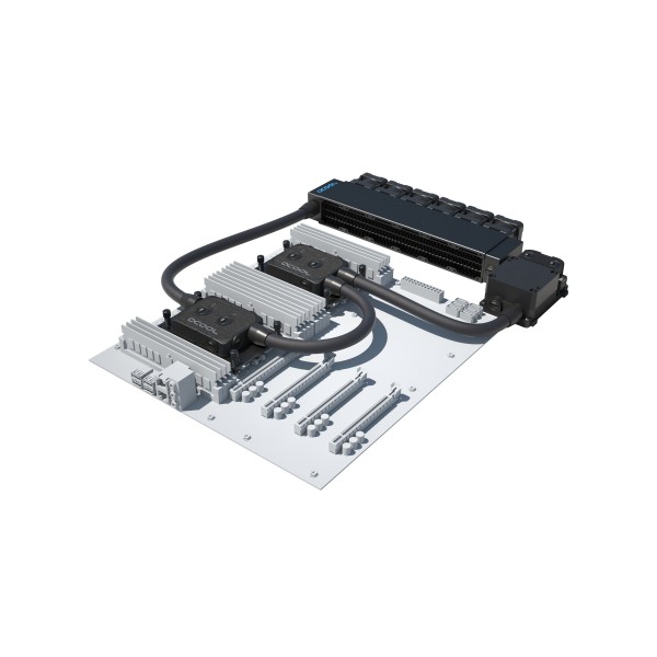 Alphacool ES Pro 1U - 6 x 40 / 2x XPX Pro 1U / Reservoir 1U - DDC310 (11882)