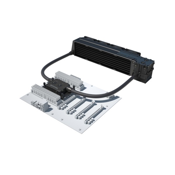 Alphacool ES Pro 2U - 4 x 80 / XPX Pro 1U / Reservoir 2U - DDC310 (11837)