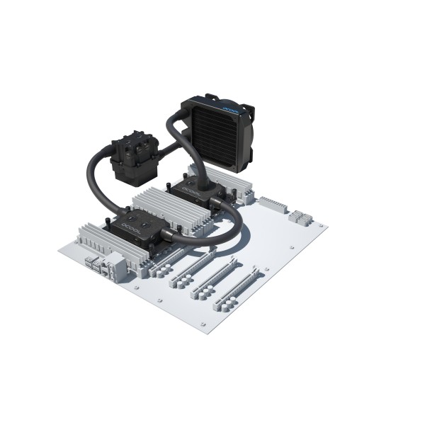 Alphacool ES Pro 3U - 1 x 120 ST / 2x XPX Pro 1U / Reservoir 2U - DDC310 (11889)