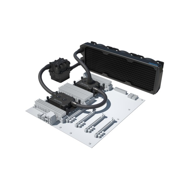 Alphacool ES Pro 3U - 3 x 120 ST / 2x XPX Pro 1U / Reservoir 2U - DDC310 (11897)