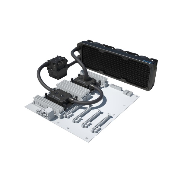 Alphacool ES Pro 4U - 3 x 120 ST / 2x XPX Pro 1U / Reservoir 2U - DDC310 (11924)