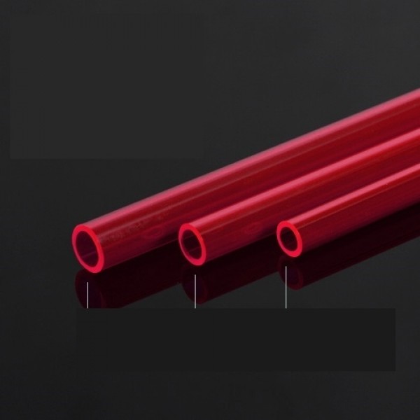 Barrow 12/8mm PETG Rigid HardTube (500mm) - Red (PG1208-L-RED)