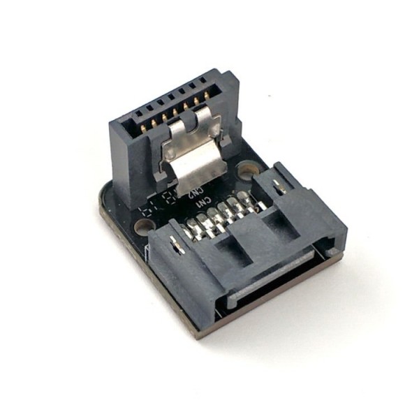 ModMyMods SATA3 SATA III 6Gbps 90 Degree Angled SATA Data Connector Mini Adapter (CO1016)