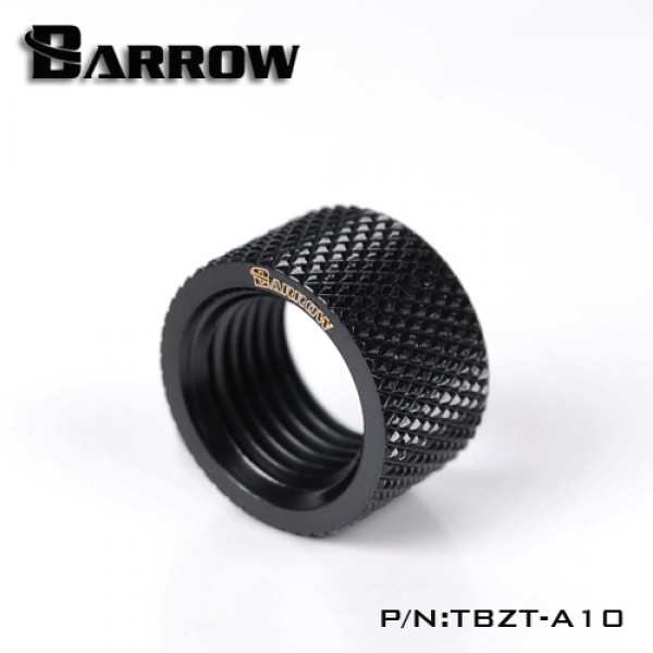 Barrow G1/4" 10.5mm Female to Female Extension Fitting - Black (TBZT-A10)