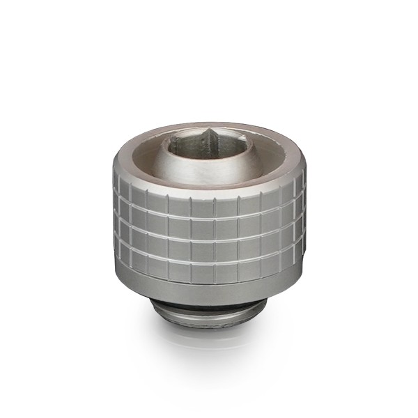 Thermal Grizzly DeltaMate 16/10mm SoftTube Compression Fitting - ST16 - Matte Nickel (TG-DM-FIT-0201)