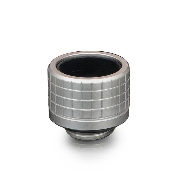 Thermal Grizzly DeltaMate 16mm HardTube Compression Fitting - HT16 - Matte Nickel (TG-DM-FIT-0202)