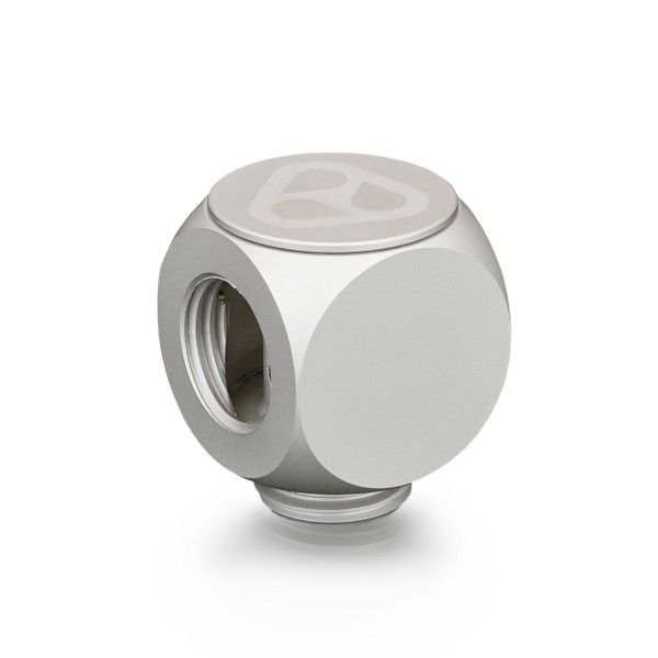 Thermal Grizzly DeltaMate Rotary Fitting - T - Matte Nickel (TG-DM-FIT-0204)