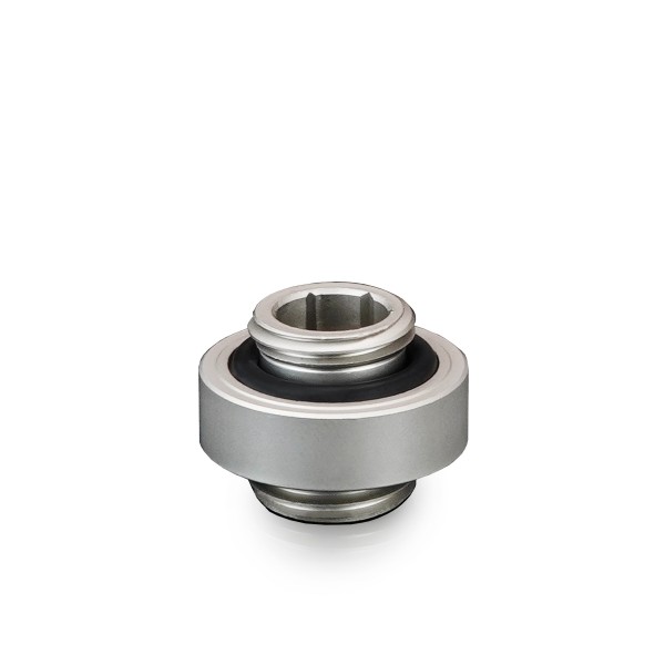 Thermal Grizzly DeltaMate 7mm Male to Male Extender Fitting - MM7R - Matte Nickel (TG-DM-FIT-0211)