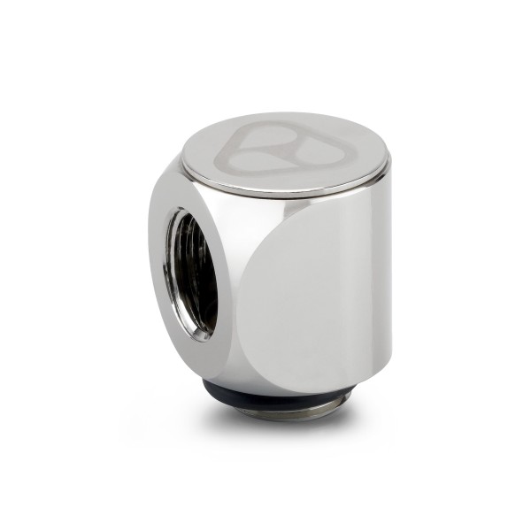 Thermal Grizzly DeltaMate Rotary Fitting - 90° - Gloss Nickel (TG-DM-FIT-0303)