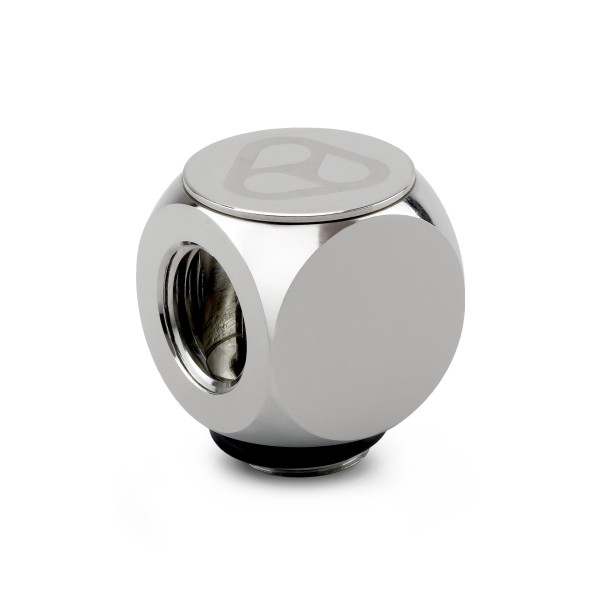 Thermal Grizzly DeltaMate Rotary Fitting - T - Gloss Nickel (TG-DM-FIT-0304)
