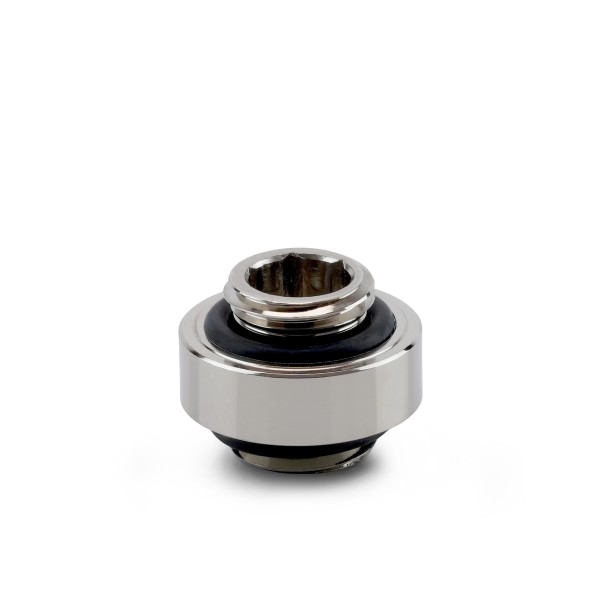 Thermal Grizzly DeltaMate 7mm Male to Male Extender Fitting - MM7R - Gloss Nickel (TG-DM-FIT-0311)