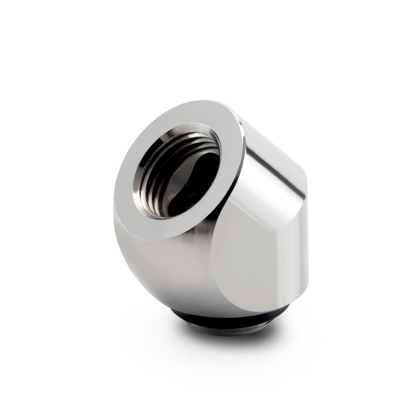 Thermal Grizzly DeltaMate Rotary Fitting - 45° - Gloss Nickel (TG-DM-FIT-0315)