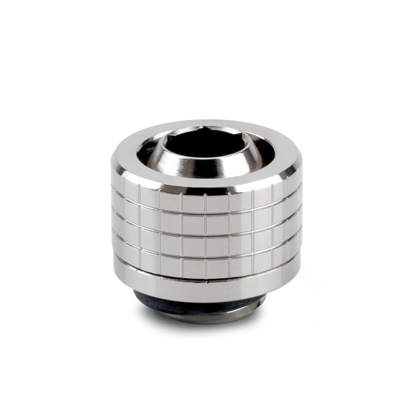 Thermal Grizzly DeltaMate 13/10mm SoftTube Compression Fitting - ST13 - Gloss Nickel (TG-DM-FIT-0317)