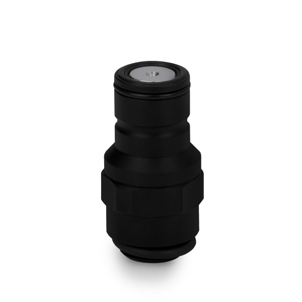Thermal Grizzly DeltaMate Quick Disconnect Fitting | Male Coupling - Male Thread - Black (TG-DM-QDC-0010)