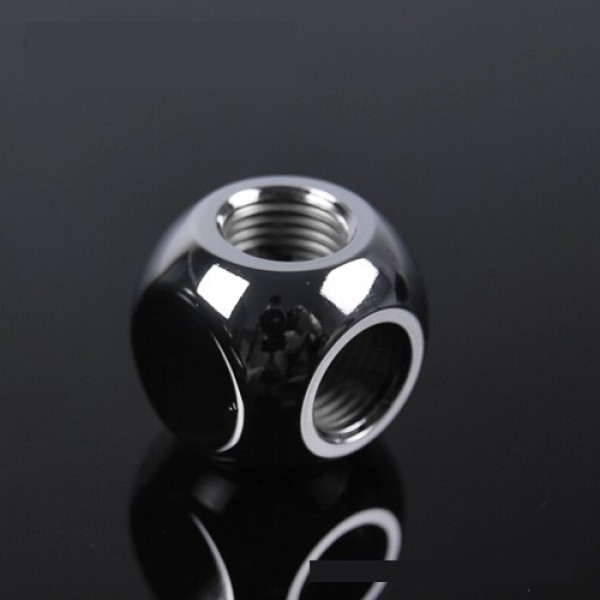 Barrow G1/4" Thread 3-Way Block Splitter Fitting - Silver (TLFT3T-A01-Silver)