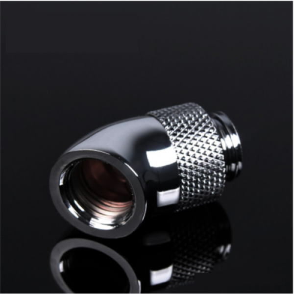 Barrow G1/4" 45 Degree Rotary Adaptor Fitting - Silver (TWT45-B01-Silver)