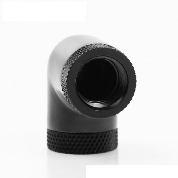 Barrow G1/4" 90 Degree Female to Female Dual Rotary Angled Adaptor Fitting - Black (TWT90SSN)