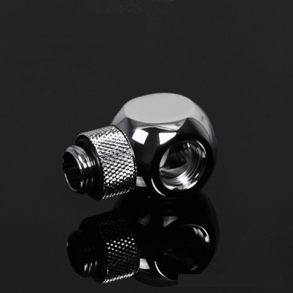 Barrow G1/4" Thread Rotary 4-Way Block Splitter Fitting - Silver (TX4T-A01-Silver)