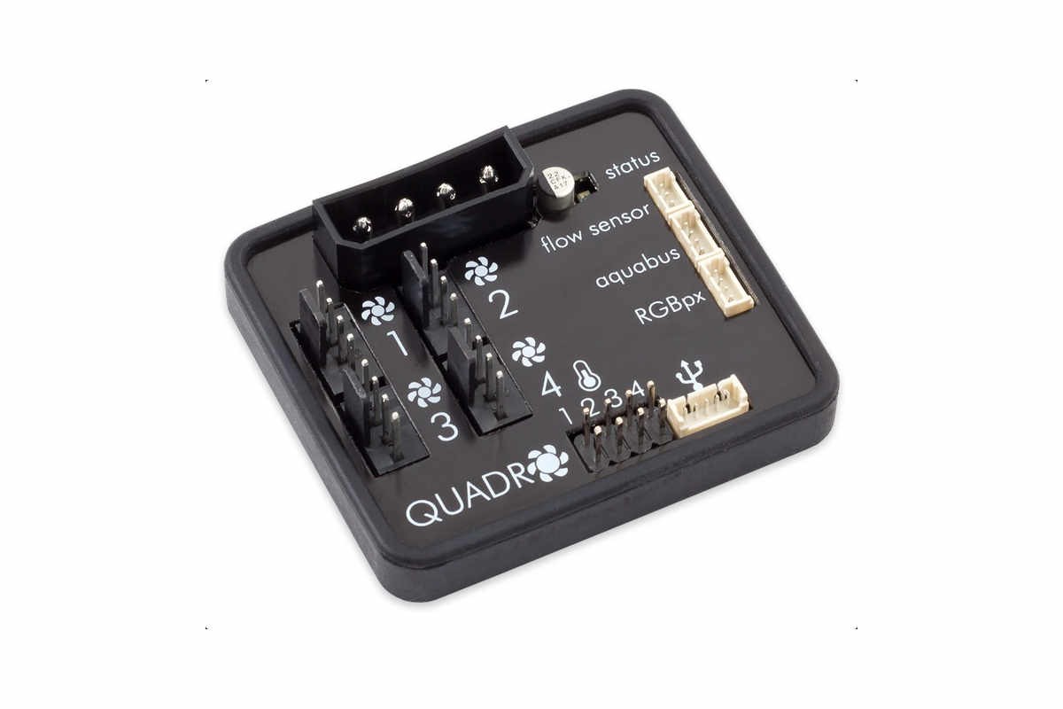Aqua Computer aquaero 5 PRO ファンコントローラー Aquacomputer QUADRO Fan Controller for PWM-Fans (53256) ModMyMods