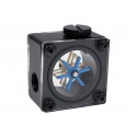 Alphacool Eisfluegel G1/4 Square Flow Meter - Acetal (17350)