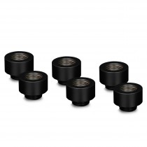 Thermal Grizzly DeltaMate 10mm Male to Female Extender Fitting - MF10 - Black - 6 Pack (TG-DM-FIT-6006)