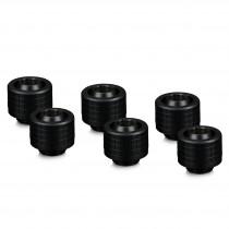 Thermal Grizzly DeltaMate 13/10mm SoftTube Compression Fitting - ST13 - Black - 6 Pack (TG-DM-FIT-6017)
