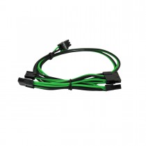 EVGA Individually Sleeved Power Supply Cable Set for 550W/650W - SUPERNOVA G2/G3/P2/T2 - Black / Green (100-G2-06KG-B9)