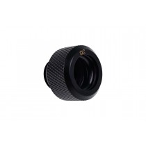 Alphacool Eiszapfen 13mm G1/4" HardTube Knurled Compression Fitting - Black (17262)