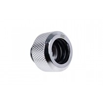 Alphacool Eiszapfen 16mm G1/4" HardTube Knurled Compression Fitting - Chrome (17265)