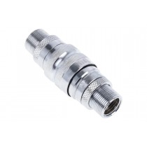 Alphacool Eiszapfen Quick Release Connector Kit With Double Bulkhead G1/4 Inner Thread - Silver (17367)
