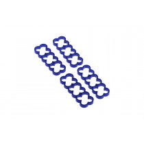 Alphacool Eiskamm Aluminum X12 - 4mm Blue - 4 pcs (24790)