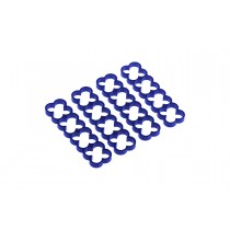 Alphacool Eiskamm Aluminum X16 - 4mm Blue - 4 pcs (24792)