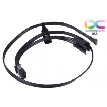 Alphacool RGB 4pol LED Adapter Cable For Mainboards 50cm - Black (18540)