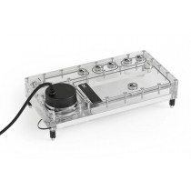 Alphacool Core Distro Plate 280 VPP/D5 - Left with VPP D5 Apex Pump (14573)