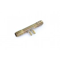 Alphacool ES 2xMCX Distributor for 12.7/7.6mm with Barbed Connection Brass (14645)