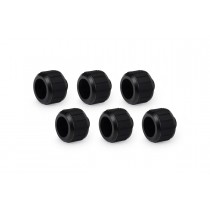 Alphacool Apex Grip 16mm G1/4 HardTube Fitting - Black - 6 Pack (14929)