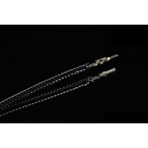 Darkside 12" (30cm) Male-Female Pre-Sleeved ATX and PCI-E Wire – Graphite Metallic (DS-0806)