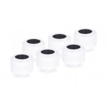 Alphacool Eiszapfen PRO 13mm HardTube Fitting G1/4 - Six Pack - White (17483)