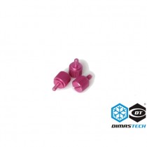 DimasTech® ThumbScrews M3 Thread 10 Pieces Pack - Electric Purple (BT084)