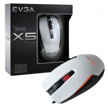 EVGA TORQ X5 Gaming Mouse, Customizable, 6400 DPI, 5 Profiles, 8 Buttons, Ambidextrous (902-X2-1052-KR)