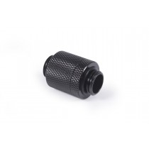Alphacool ES D-Plug 20mm G1/4 Male to Male Resizable Fitting - Deep Black (17579)