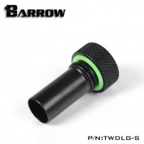 Barrow G1/4" Aqua-Pipe Reservoir Fill Tube Fitting "Short Version" - Black (TWDLG-S)