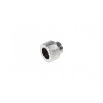 Alphacool Eiszapfen 12mm HardTube Compression Fitting G1/4 - Knurled - Chrome (17283)