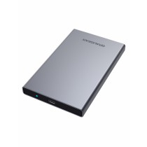 GRAUGEAR External Hard Drive Enclosure for 2.5" HDD/SSD SATA. USB 3.2 Gen2 10Gbit/s, with Type-C and Type-A Cable (G-2501-AC-10G)
