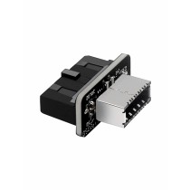 Internal 19-Pin Male (USB 3.0) to USB 3.1 Type-E 20-pin Key A, (180°) ( G-AD-19TE-180)