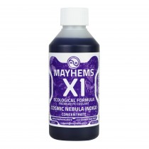 Mayhems - PC Coolant - X1 Concentrate - Eco Friendly Series - UV Fluorescent | 250 ml - Cosmic Nebula Indigo (MX1C250MLPU)