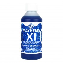 Mayhems - PC Coolant - X1 Concentrate - Eco Friendly Series - UV Fluorescent | 250 ml - Electric Ocean Blue (MX1C250MLBL)