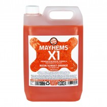 Mayhems - PC Coolant - X1 Premix - Eco Friendly Series - UV Fluorescent | 5 Liter - Neon Sunset Orange (MX1P5LOR)