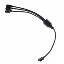 ModMyMods 4-Pin Female RGB LED Strip 3-Way Splitter Cable - Black (MOD-0204)
